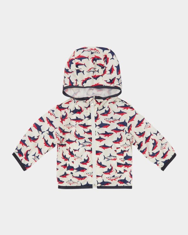 Boy's Boyce Shark-Print Jacket, Size 12M-3